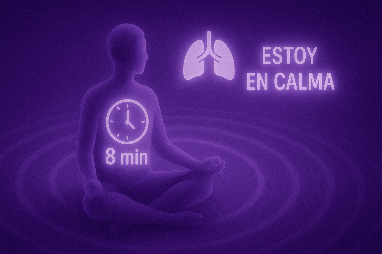 Persona aplicando el protocolo S.O.S. en un ambiente tranquilo