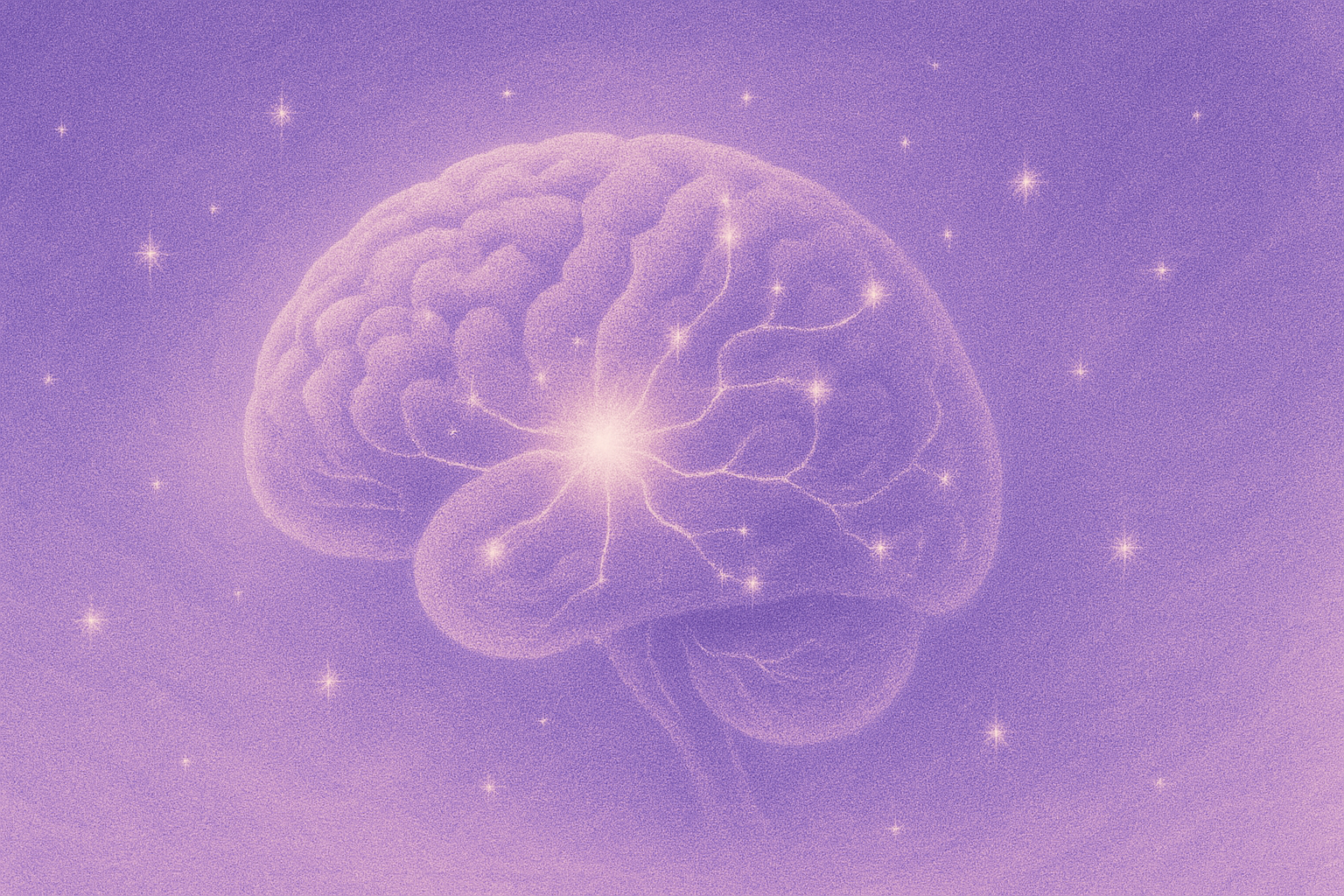 Representación visual del cerebro mostrando las conexiones neuronales que se fortalecen con la práctica de afirmaciones positivas, ilustrando el concepto de neuroplasticidad